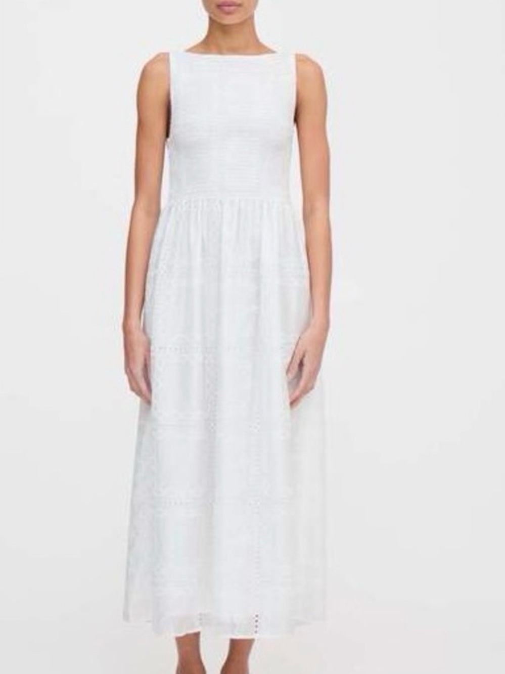 Hill House Home white eyelet nap dress Cosima